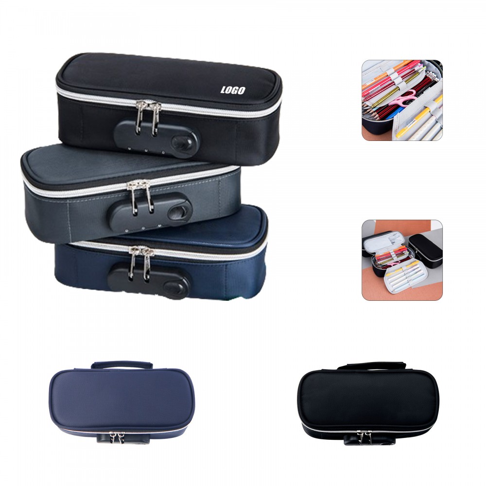 Logo Branded Large Pencil Case