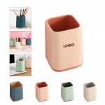 Promotional Two-color Splicing Pen Holder