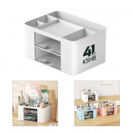 Desktop Pen Holder Drawer with Logo