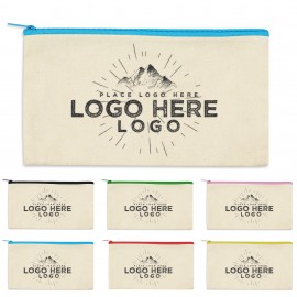 Promotional DIY Zippered Canvas Pencil Case