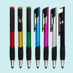 Logo Branded Capacitive Stylus Pens for Touch Screens with Phone Holder