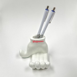 Personalized Hands Open Ceramic Card Holder & Pen Set  Personalized Hands Open Ceramic Card Holder & Pen Set