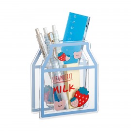 Acrylic custom pen holder with Logo