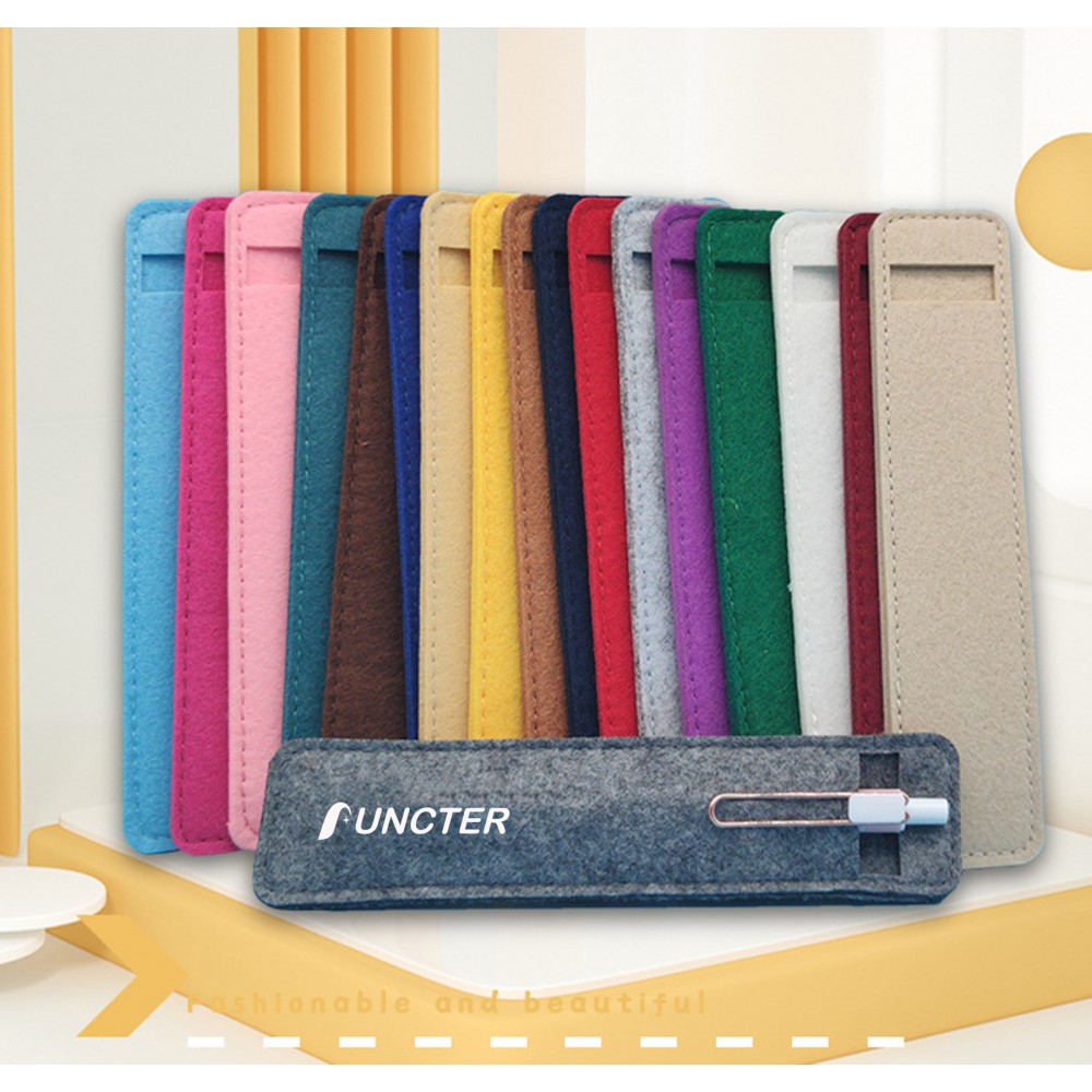 Personalized Felt Pen Case Pencil Bag Mini Pocket Protector Storage Sleeve Pouch Holder