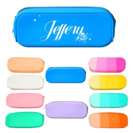 Simple Silicone Pencil Case with Logo