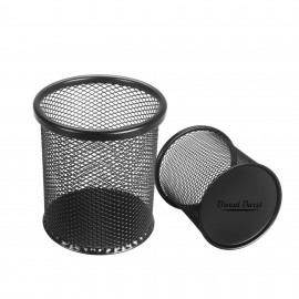 Wire Mesh Pen Holder with Logo
