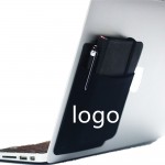 Adhesive Wireless Mouse Holder Sticker with Logo