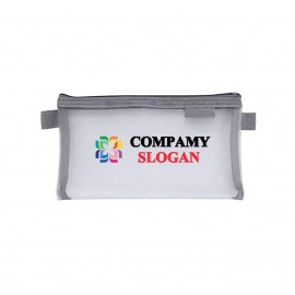School Student's Mesh Pencil Bag with Logo