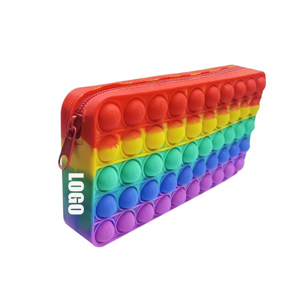 Logo Branded Fidget Toy Pencil Case Logo Branded Fidget Toy Pencil Case