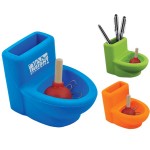 Logo Branded Silicone Toilet w/Plunger