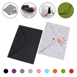 A4 Felt Document File Bag with Logo