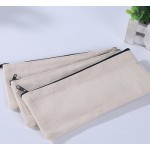 Customized Zipper Canvas Pencil Case 7 7/8"W x 5 1/8"H with Logo