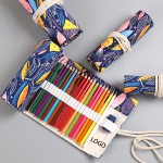 Personalized Canvas Rolled Storage Pencil Case