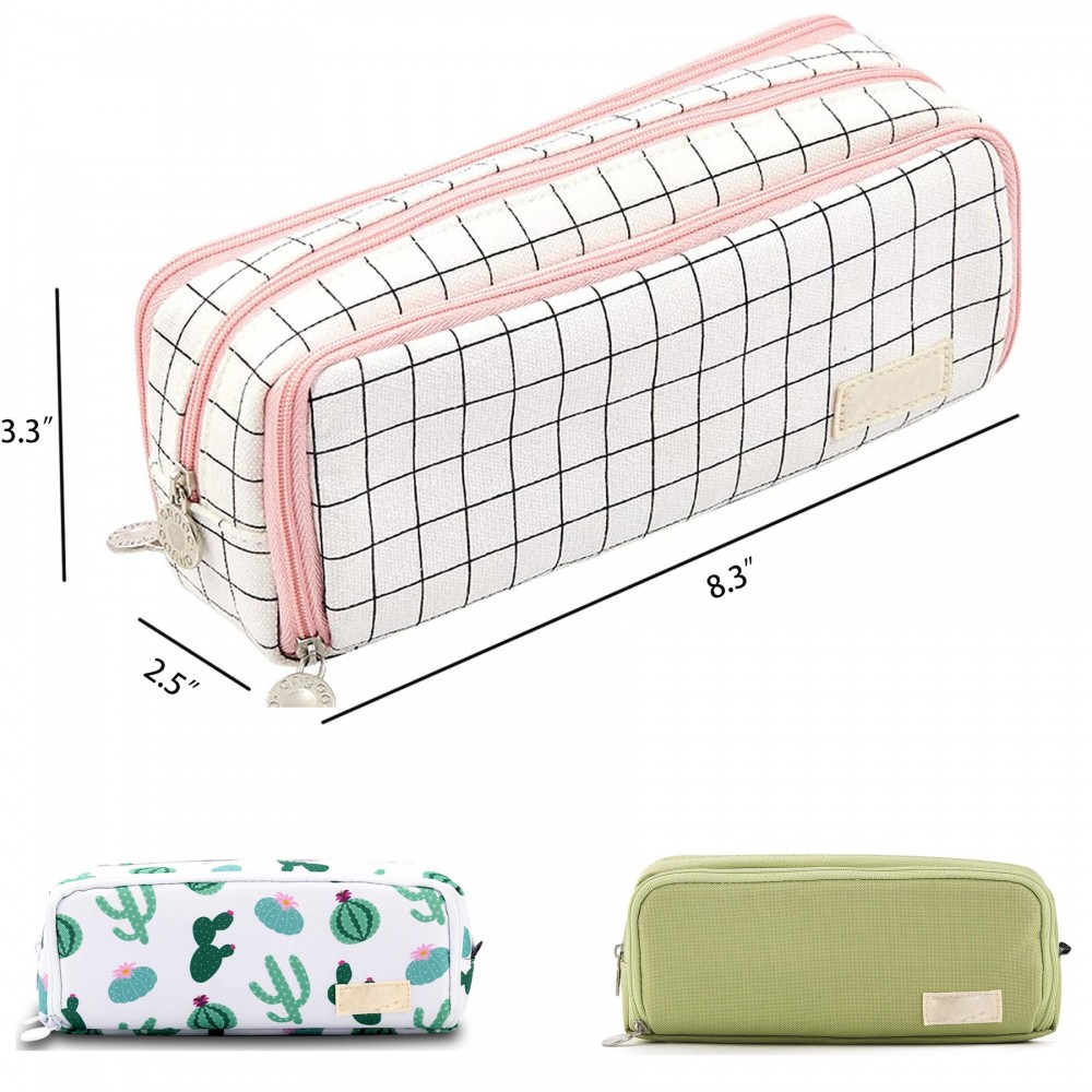Promotional Large Storage Canvas Pencil Pouch