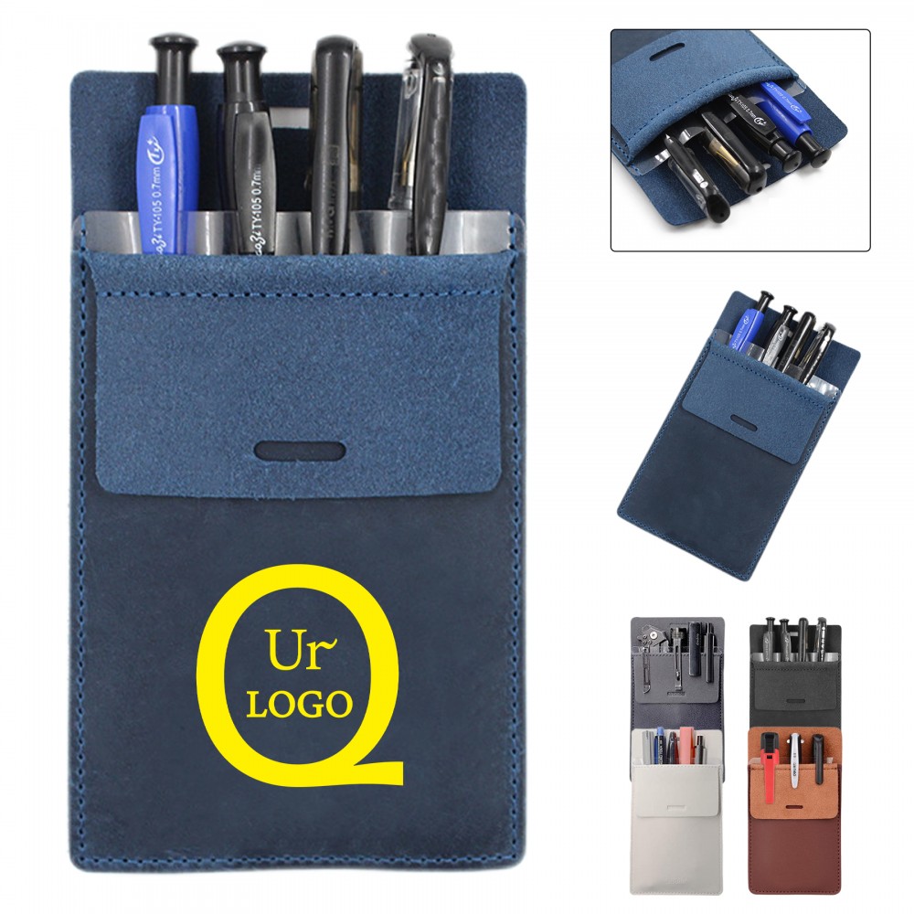 Nurse Medical Leather Pen Pouch with Logo
