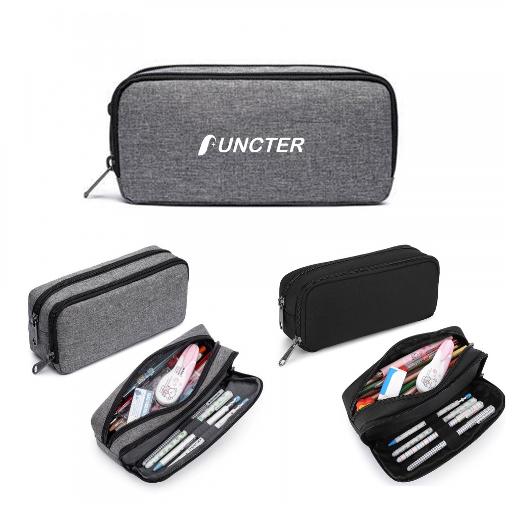 Portable Large Opening Pencil Case Stationary Pen Bag For Students For Teen with Logo Portable Large Opening Pencil Case Stationary Pen Bag For Students For Teen with Logo