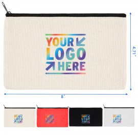 Canvas Pencil Case with Logo