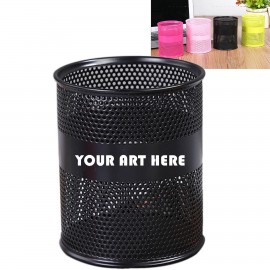 Custom Metal Mesh Pen Holder Desk Organizer with Logo