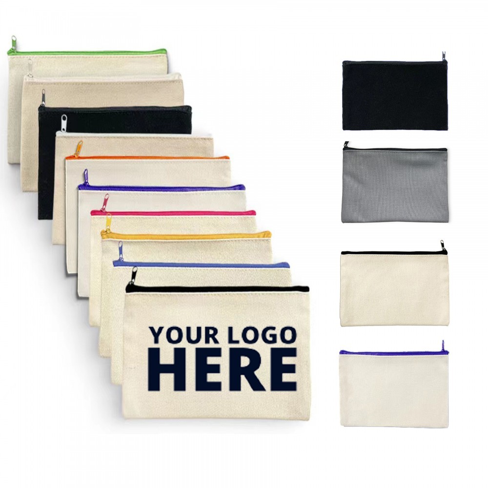Personalized Canvas Pencil Case Custom Printed Personalized Canvas Pencil Case Custom Printed