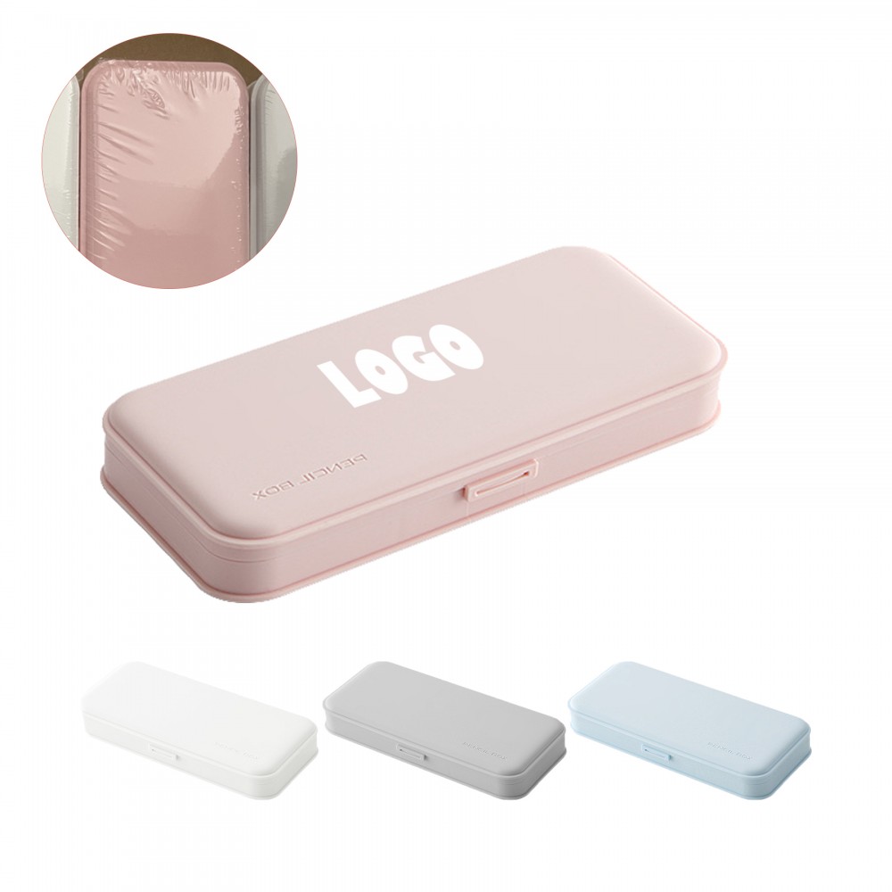 Logo Branded Plastic Simple Pen Case