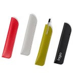 Logo Branded PU Leather Pen Holder