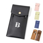 Logo Branded Large Capacity PU Leather Storage Bag Pencil Case