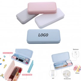 Personalized Plastic Frosted Pencil Box  Personalized Plastic Frosted Pencil Box