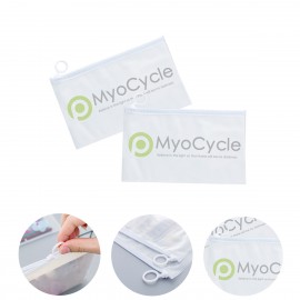 Rectangular Kids Zipper Pen Pouch with Logo