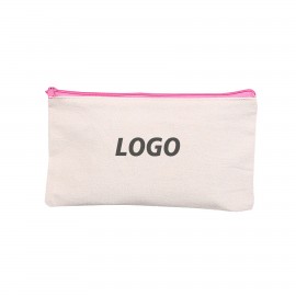 Customized Canvas Zipper Pencil Case