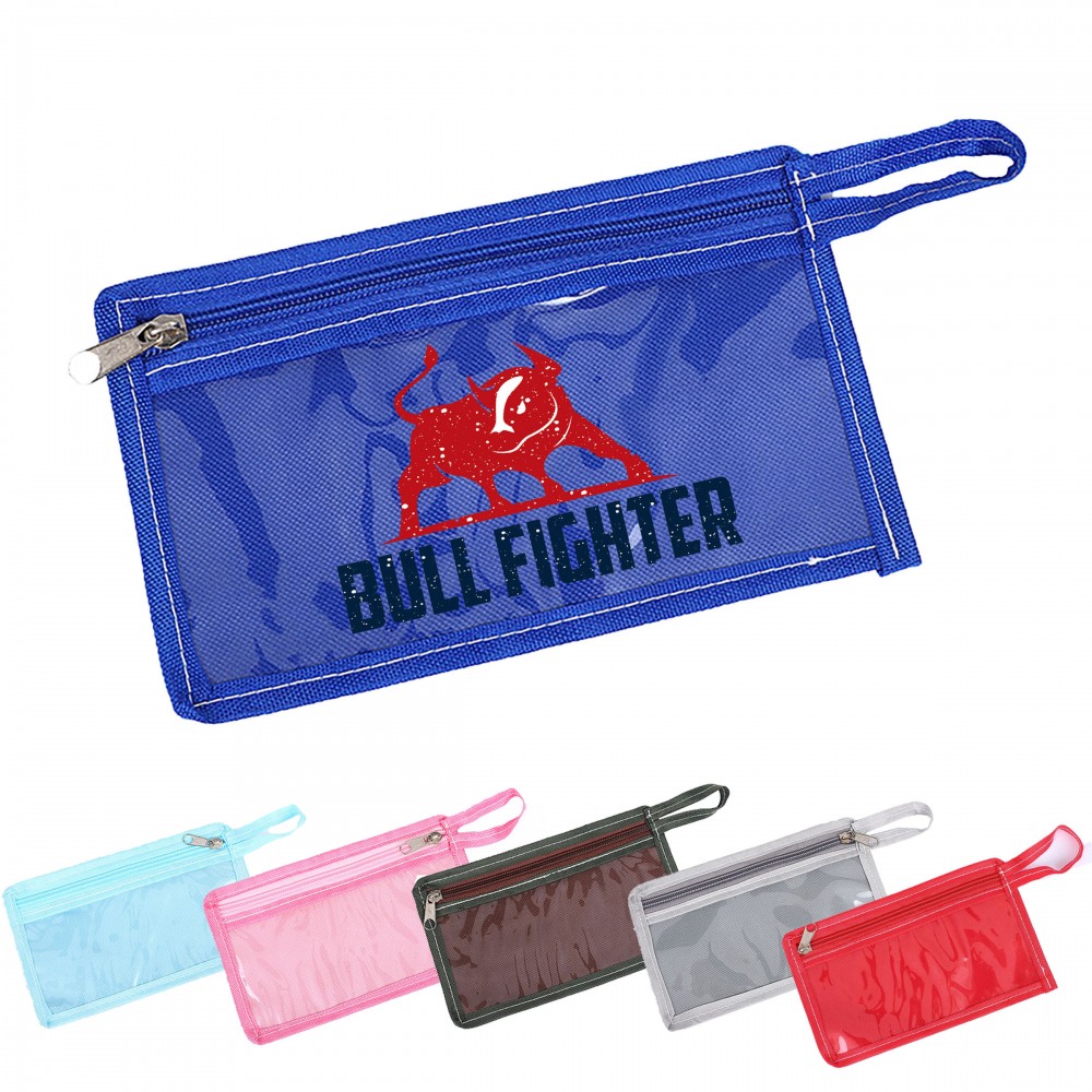 Oxford PVC Pencil Case with Logo