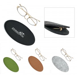 Felt Glasses Storage Case with Logo