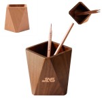 Personalized Wooden Desk Pencil Holder