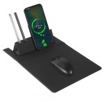 Multi-function Mouse Pad With Wireless Charging with Logo