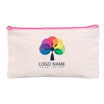 Personalized Custom Canvas Zipper Pen Case
