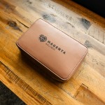 Eco-Deluxe Tech Case - Caramel with Logo