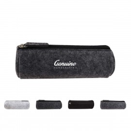 Zippered Felt Pencil Case with Logo