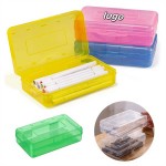 Plastic Pencil Box Case with Logo