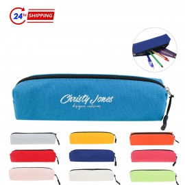 Small Capacity Canvas Pencil Case with Logo