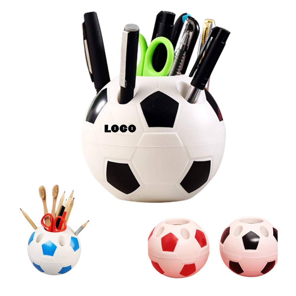 Soccer Pen Holder with Logo
