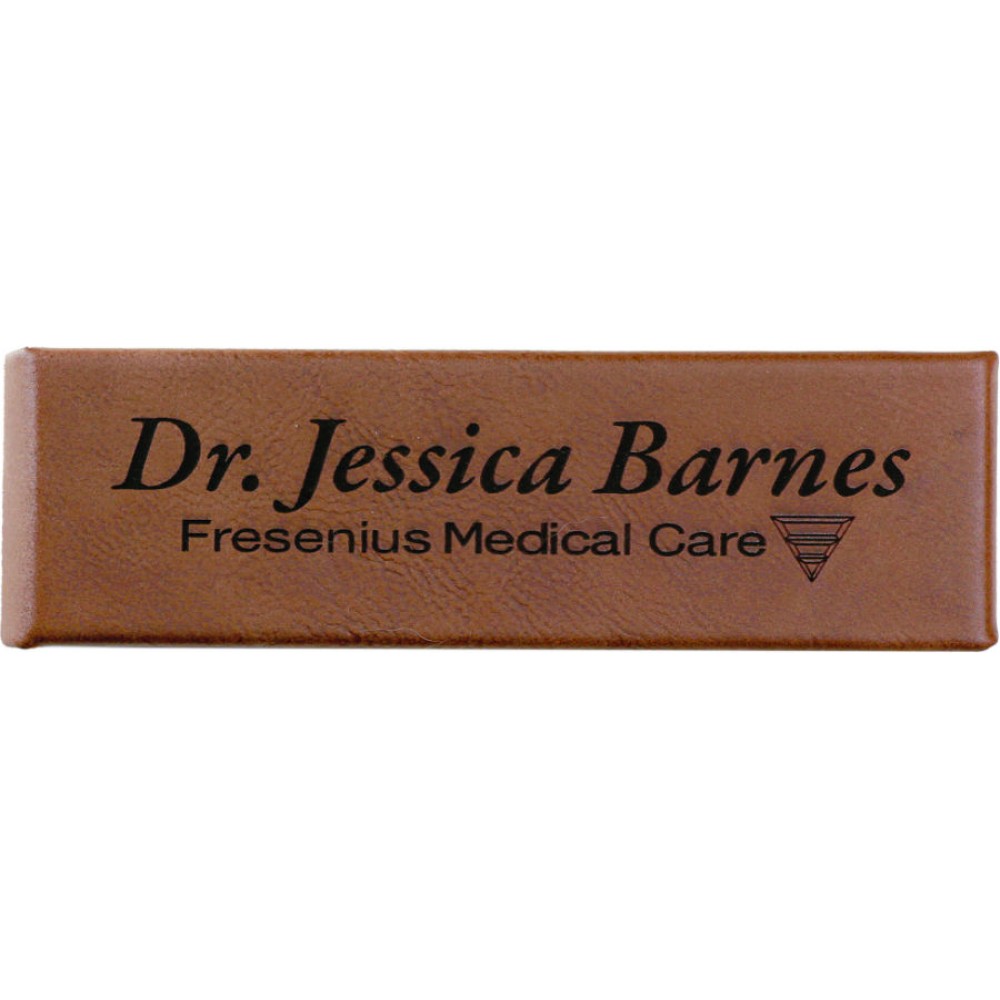 Custom Engraved Dark Brown Faux Leather Double Pen Case 6 1/2" x 2" Custom Engraved Dark Brown Faux Leather Double Pen Case 6 1/2" x 2"