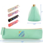 Personalized Leather Pen Pencil Zipper Case