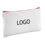 Logo Branded Zipper Canvas Pencil Case