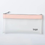 Frosted Transparent Pencil Case with Logo