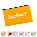 Canvas Zippered Pencil Case with Logo