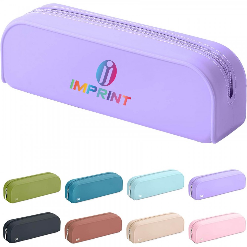Silicone Pencil Case with Logo