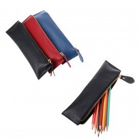 Customized PU Leather Pen Pencil Box Case  Customized PU Leather Pen Pencil Box Case