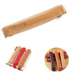 Personalized Single Cow Leather Pen Case