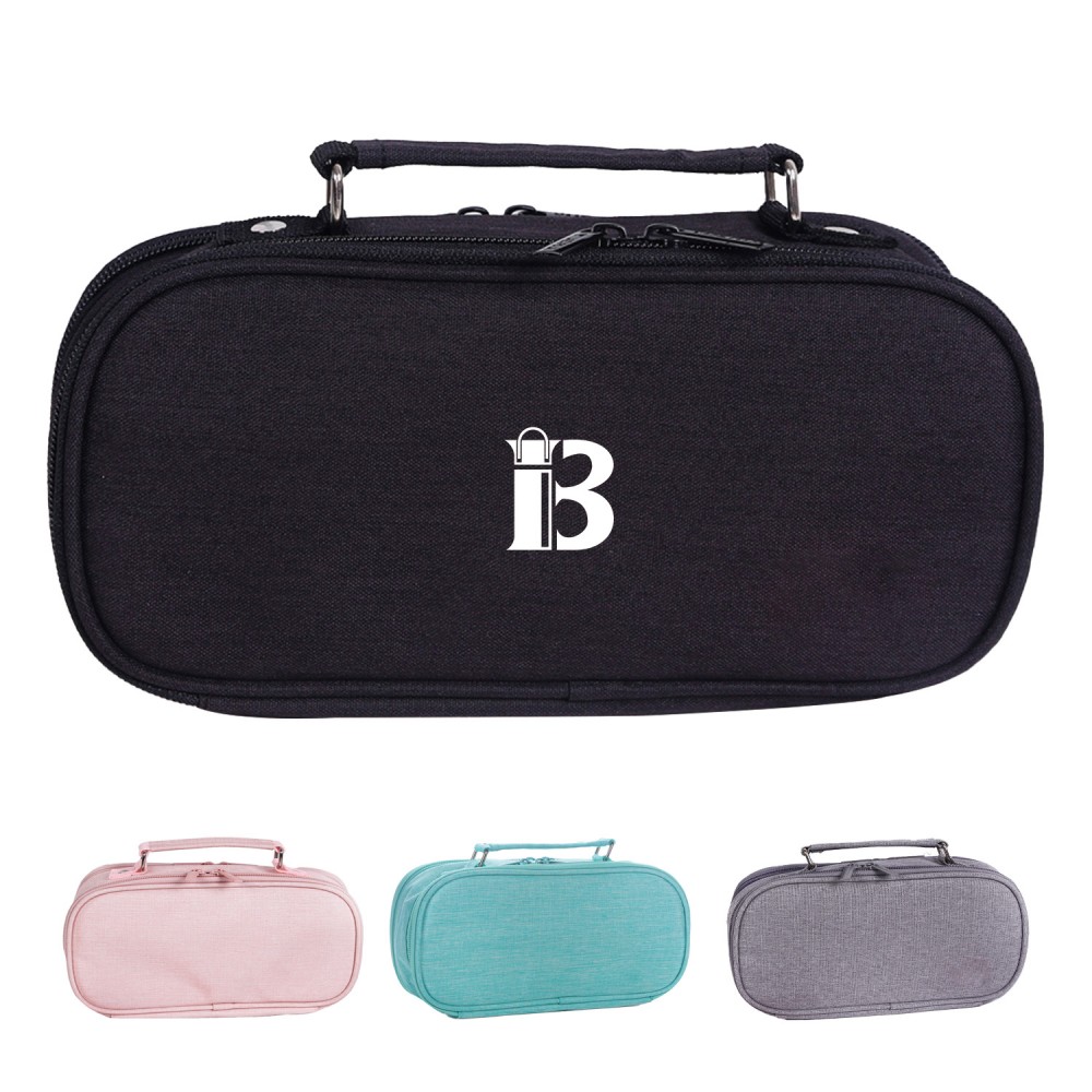 Custom Canvas Pencil Case Bag
