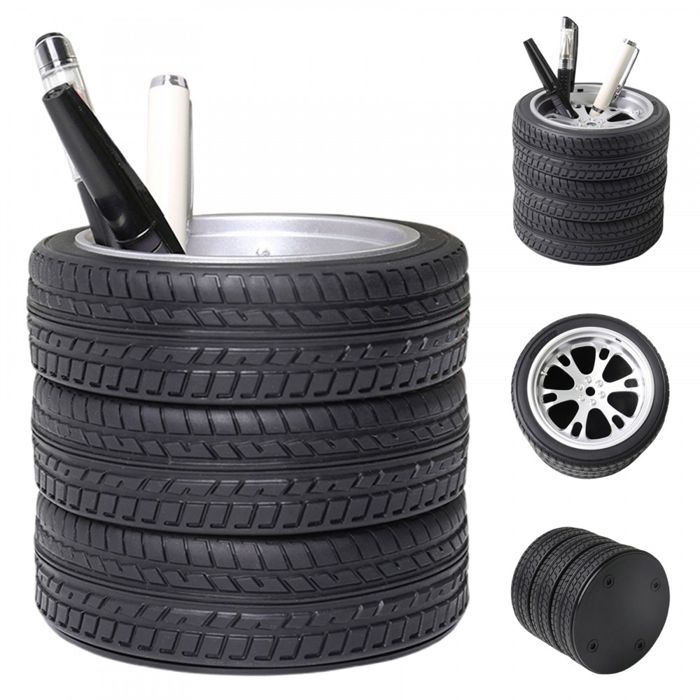 Imitation Tire-Shaped Pen Holder with Logo Imitation Tire-Shaped Pen Holder with Logo