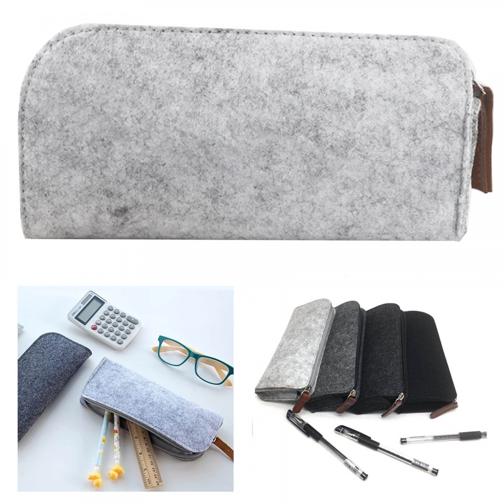 Logo Branded Felt Pen Pouch Flat Style Logo Branded Felt Pen Pouch Flat Style